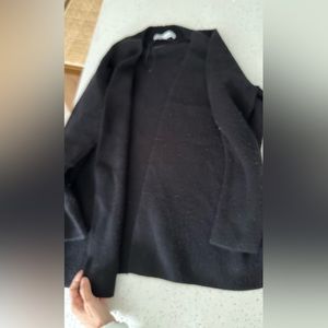 SOLD Zara knit cardigan black